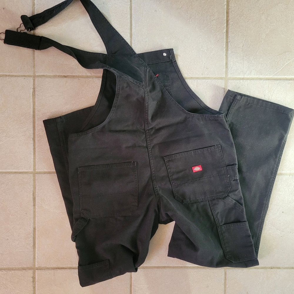 Dickies Black Women Jeans Overalls - Picture 11 of 14
